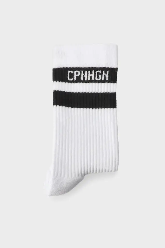 Studio Copenhagen CPH SOCKS 3 cotton blend white/black