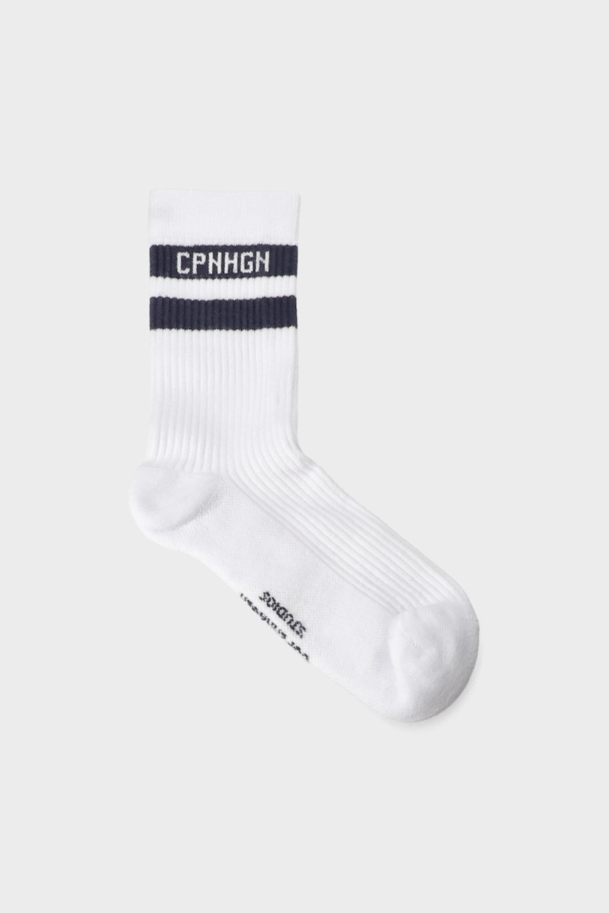 Studio Copenhagen CPH SOCKS 3 Cotton Blend White/navy