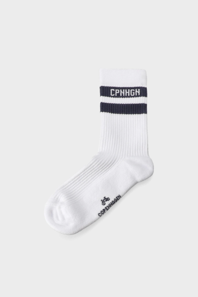Studio Copenhagen CPH SOCKS 3 Cotton Blend White/navy