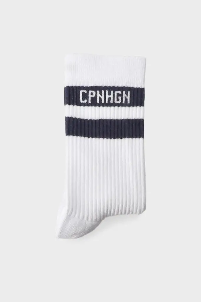 Studio Copenhagen CPH SOCKS 3 cotton blend white/navy