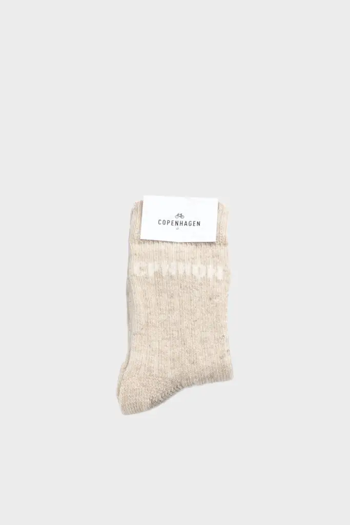 Studio Copenhagen CPH WOOL SOCKS 1 wool mix light beige