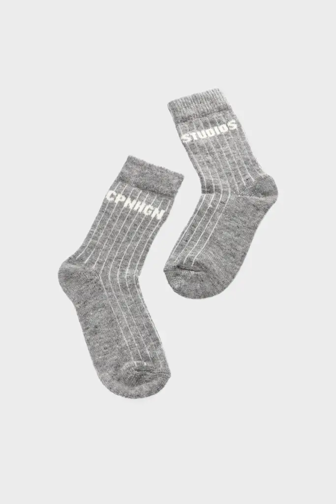 Studio Copenhagen CPH WOOL SOCKS 1 Wool Mix Light Grey
