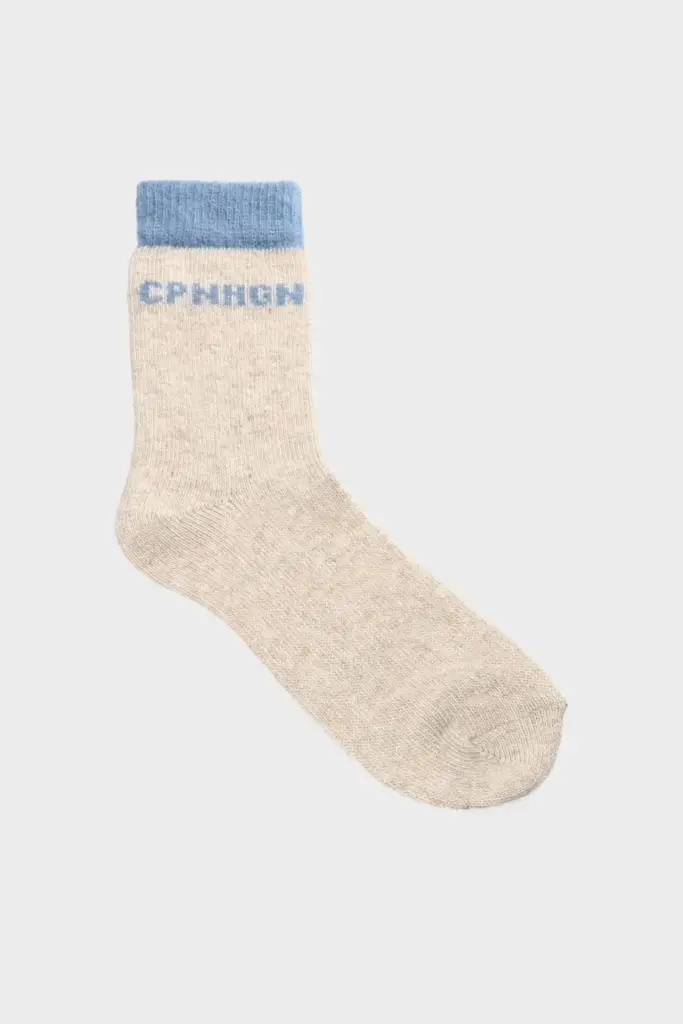 Studio Copenhagen CPH WOOL SOCKS 2 Wool Mix Light Beige
