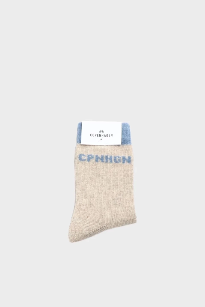 Studio Copenhagen CPH WOOL SOCKS 2 wool mix light beige