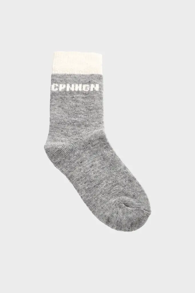 Studio Copenhagen CPH WOOL SOCKS 2 Wool Mix Light Grey