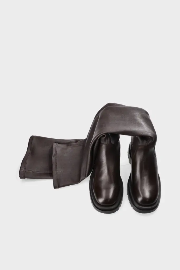 Studio Copenhagen CPH1005 Leather/vegan Stretch Dark Brown