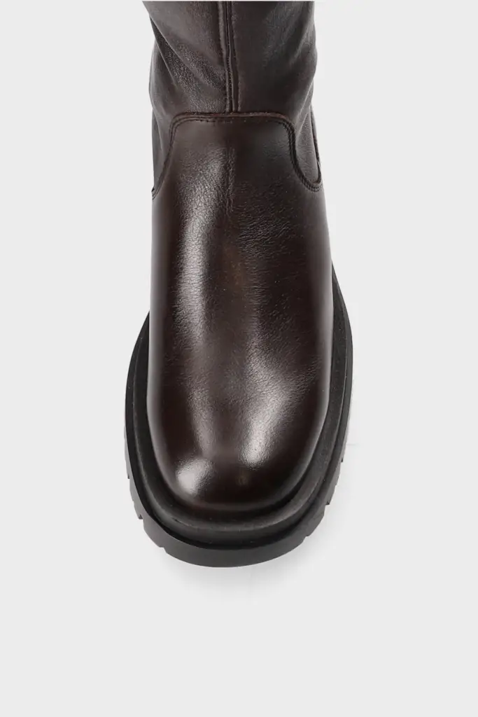 Studio Copenhagen CPH1005 Leather/vegan Stretch Dark Brown