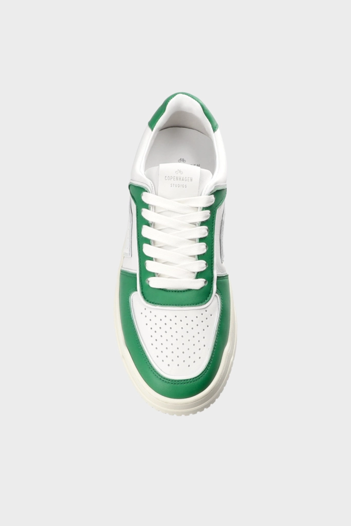 Studio Copenhagen CPH164M Leather Mix Light Cream/green