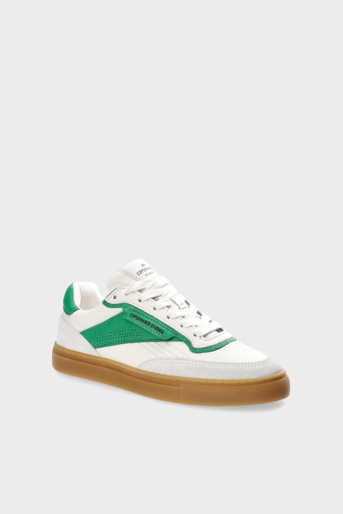 Studio Copenhagen CPH90 Leather Mix White/green/caramel