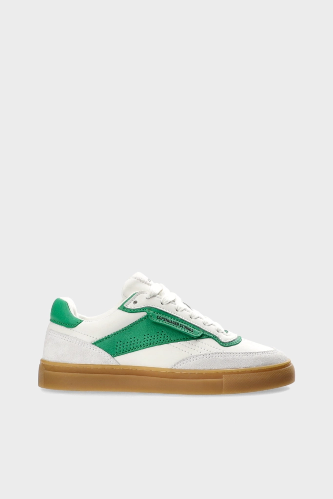 Studio Copenhagen CPH90 leather mix white/green/caramel