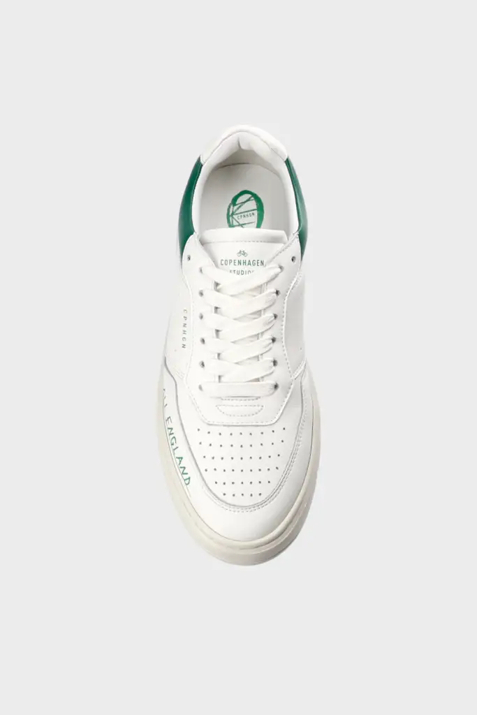 Studio Copenhagen CPH LONDON Leather White/green