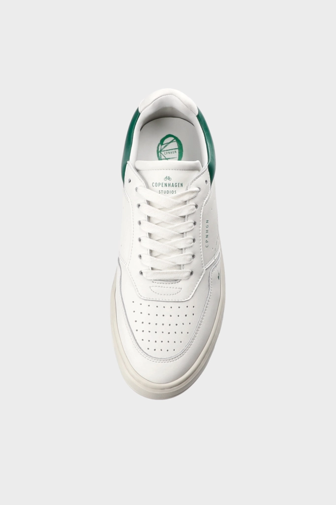 Studio Copenhagen CPH LONDON Leather White/green