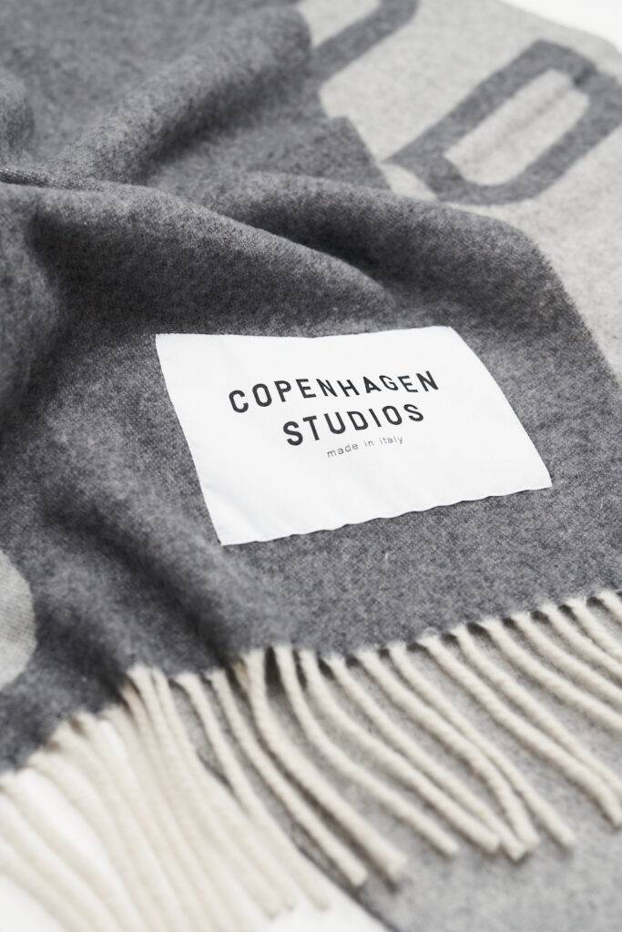 Studio Copenhagen CPH SHAWL 1 Wool Mix Grey