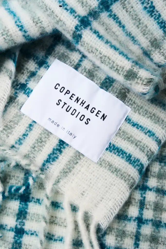Studio Copenhagen CPH SHAWL 10 Wool Mix Turquoise