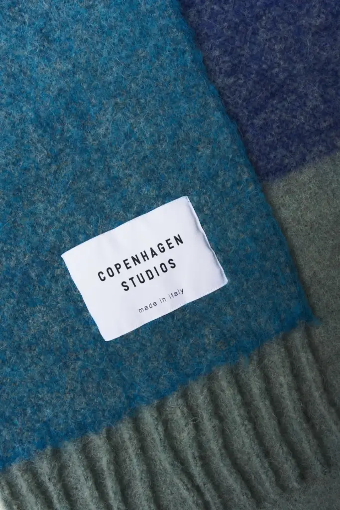 Studio Copenhagen CPH SHAWL 11 Wool Mix Turquoise