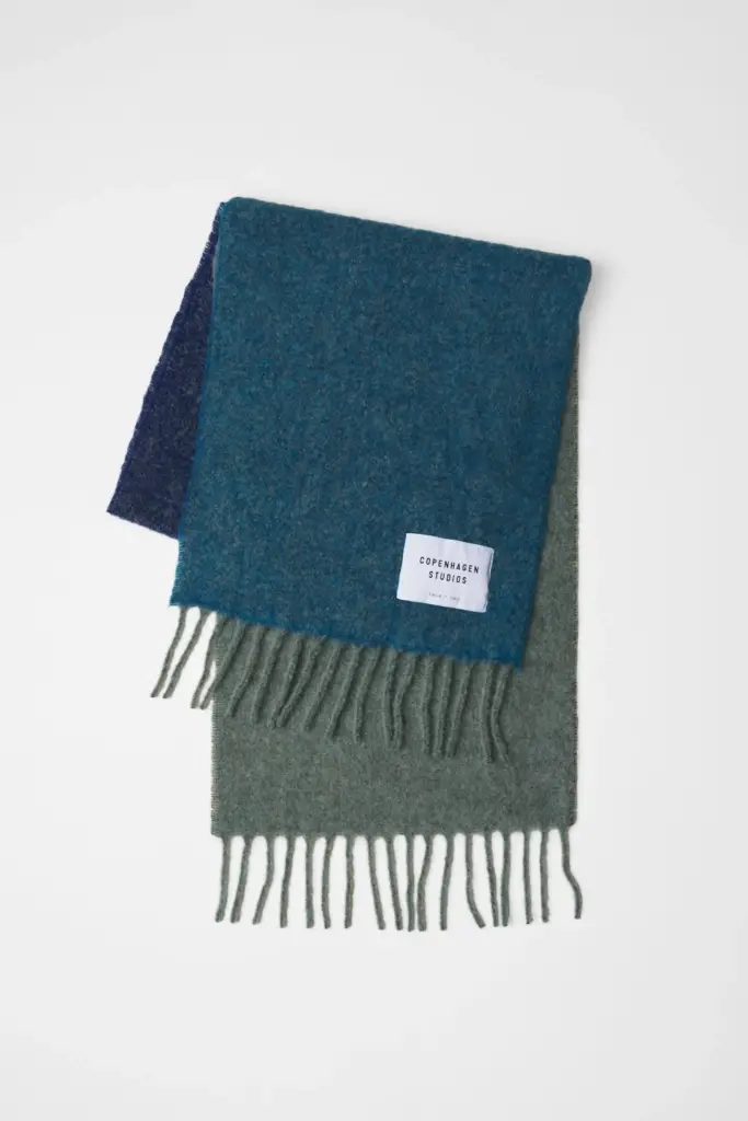 Studio Copenhagen CPH SHAWL 11 wool mix turquoise