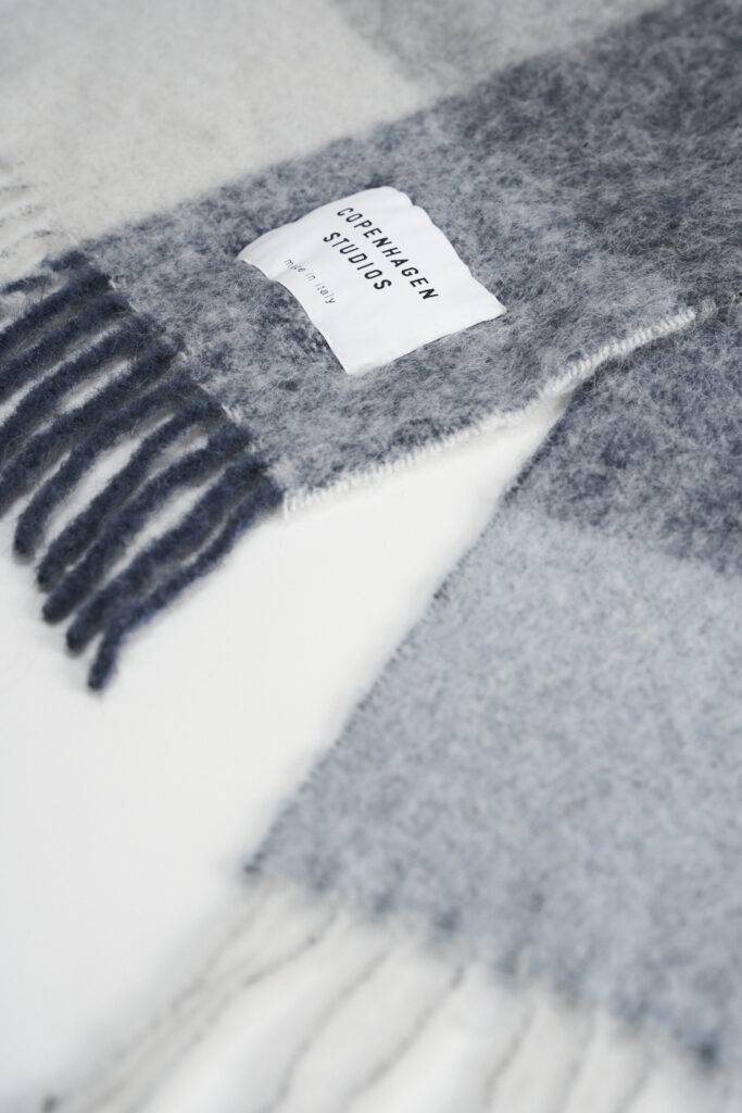 Studio Copenhagen CPH SHAWL 4 Wool Mix Blue