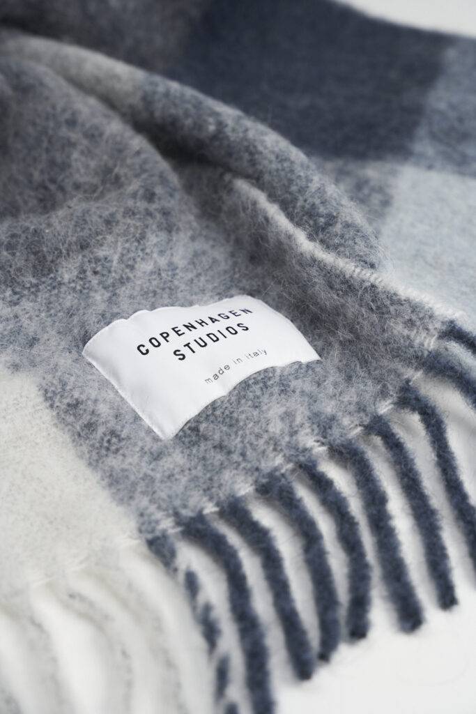 Studio Copenhagen CPH SHAWL 4 Wool Mix Blue