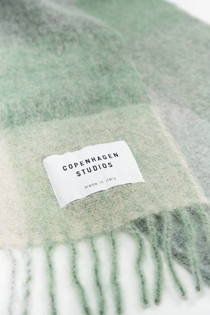 Studio Copenhagen CPH SHAWL 4 Wool Mix Jade Green