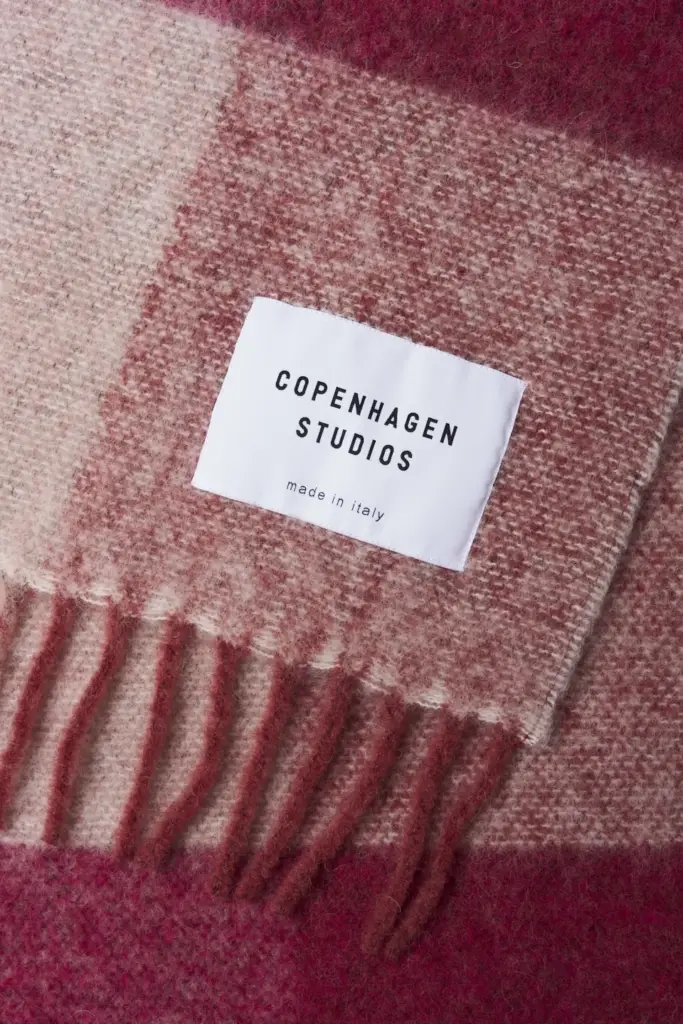 Studio Copenhagen CPH SHAWL 4 Wool Mix Pink