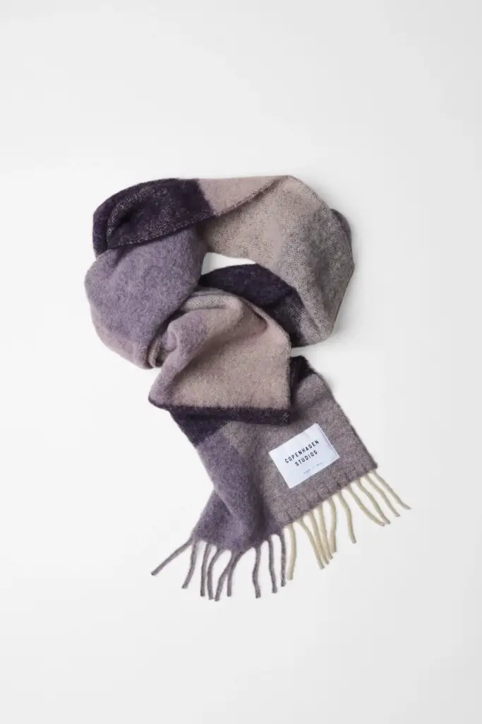 Studio Copenhagen CPH SHAWL 4 Wool Mix Purple