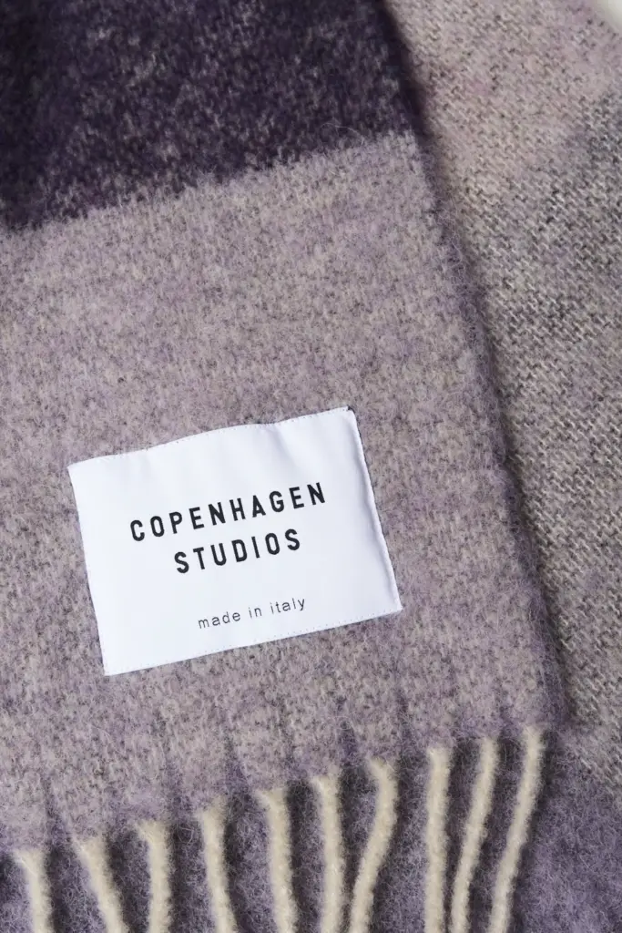 Studio Copenhagen CPH SHAWL 4 Wool Mix Purple