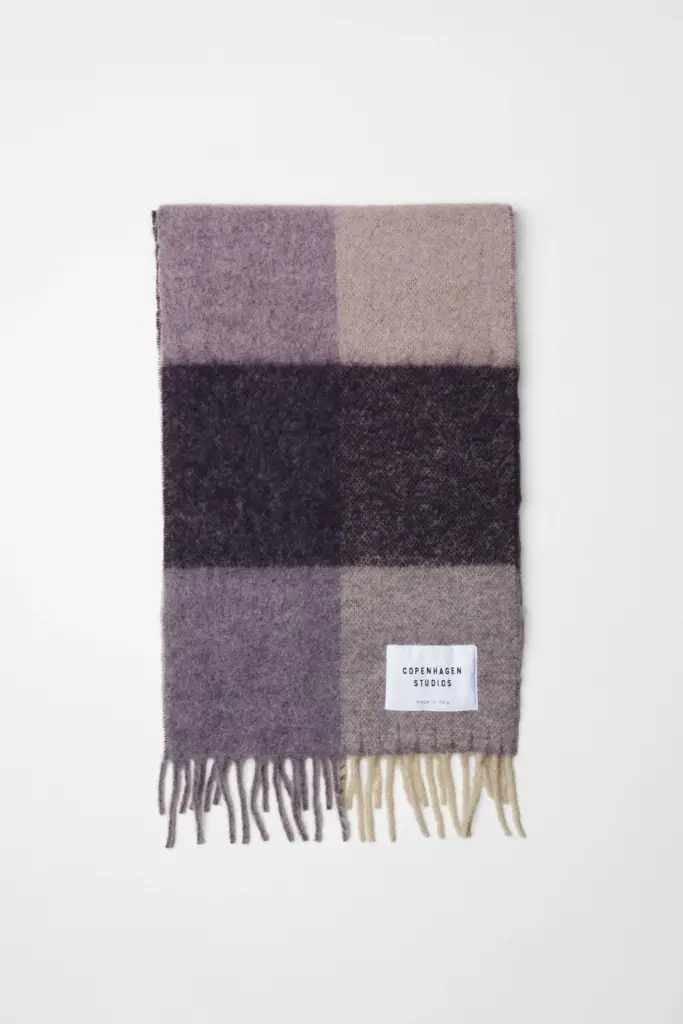 Studio Copenhagen CPH SHAWL 4 wool mix purple
