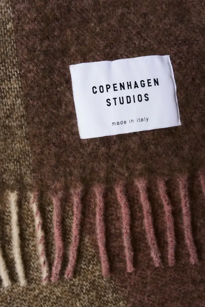Studio Copenhagen CPH SHAWL 4 Wool Mix Rose/brown