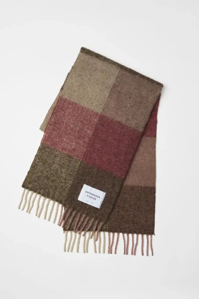 Studio Copenhagen CPH SHAWL 4 wool mix rose/brown