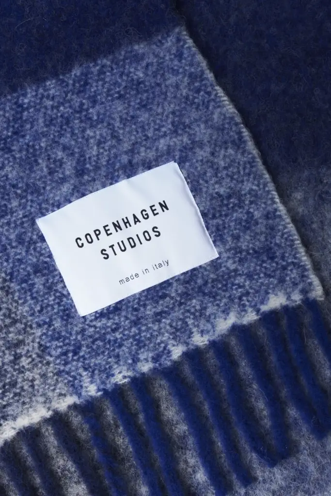 Studio Copenhagen CPH SHAWL 4 Wool Mix Royal Blue