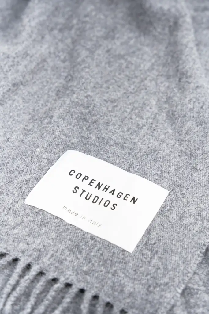Studio Copenhagen CPH SHAWL 6 Wool Mix Light Grey