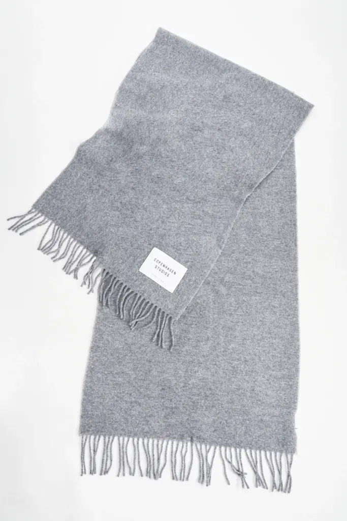 Studio Copenhagen CPH SHAWL 6 wool mix light grey
