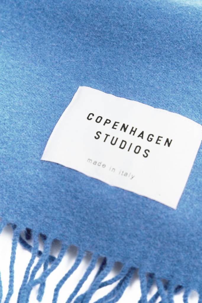 Studio Copenhagen CPH SHAWL 6 Wool Mix Medium Blue