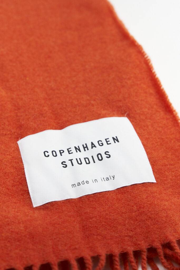 Studio Copenhagen CPH SHAWL 6 Wool Mix Orange