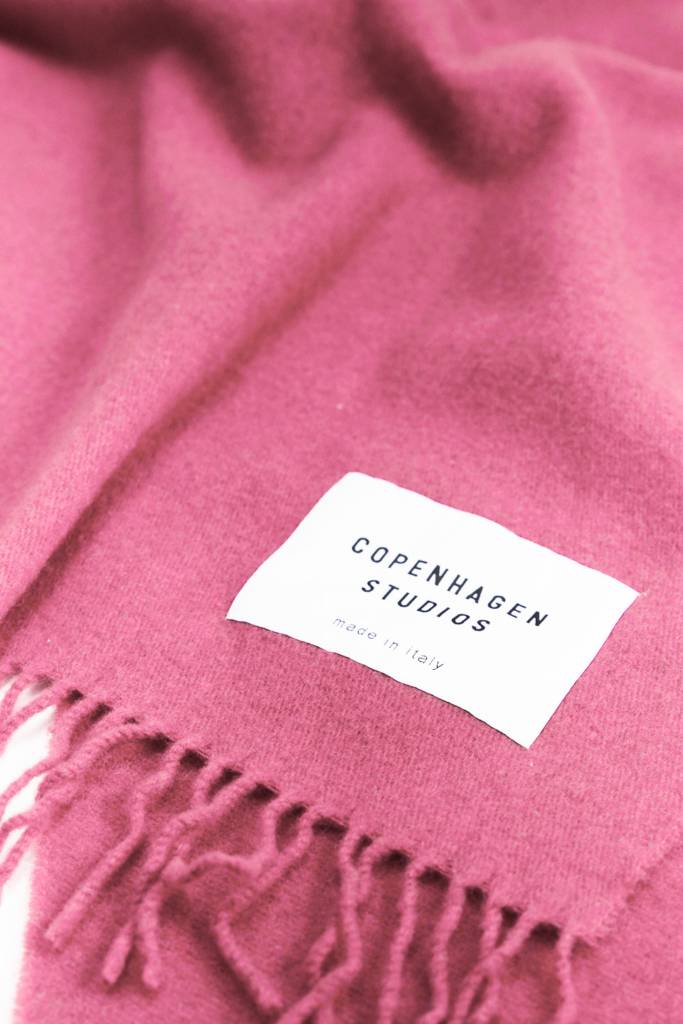 Studio Copenhagen CPH SHAWL 6 Wool Mix Rose