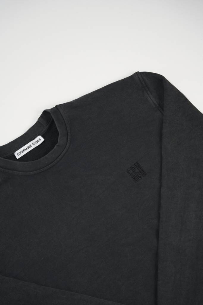 Studio Copenhagen CPH SWEAT 12 Cotton Washed Black