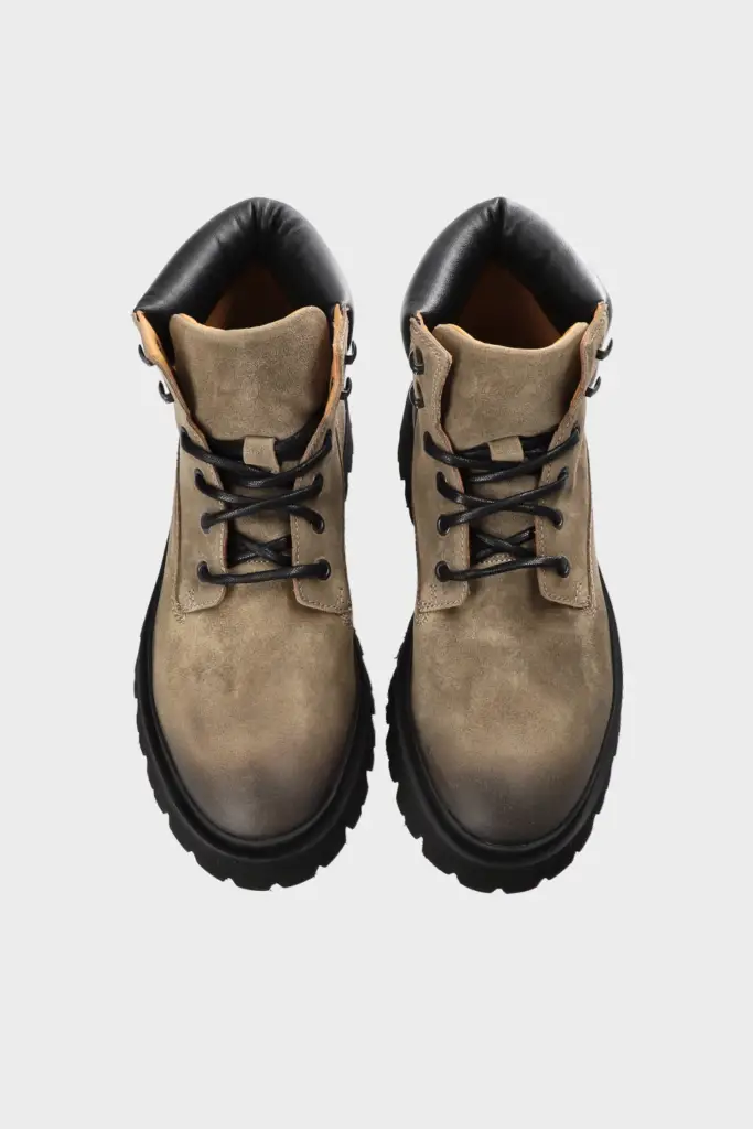 Studio Copenhagen CPH171M Waxed Suede Black/olive