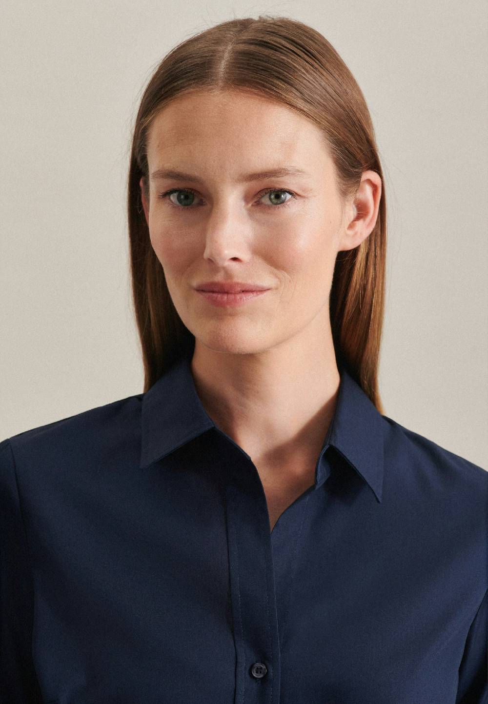 Studio Seidensticker Bügelfreie Fil A Fil Hemdbluse