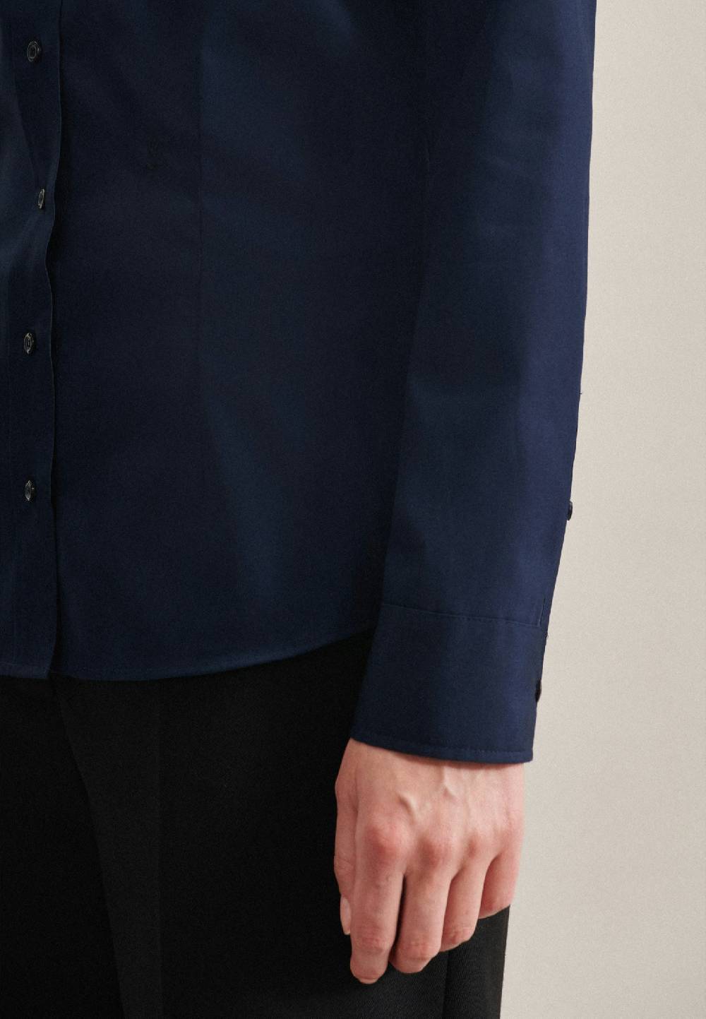 Studio Seidensticker Bügelfreie Fil A Fil Hemdbluse