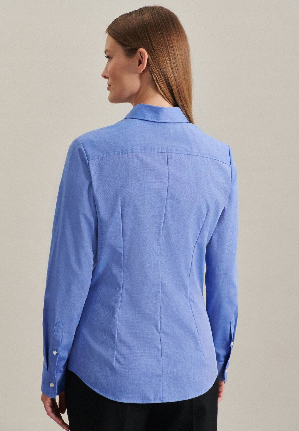 Studio Seidensticker Bügelfreie Fil A Fil Hemdbluse