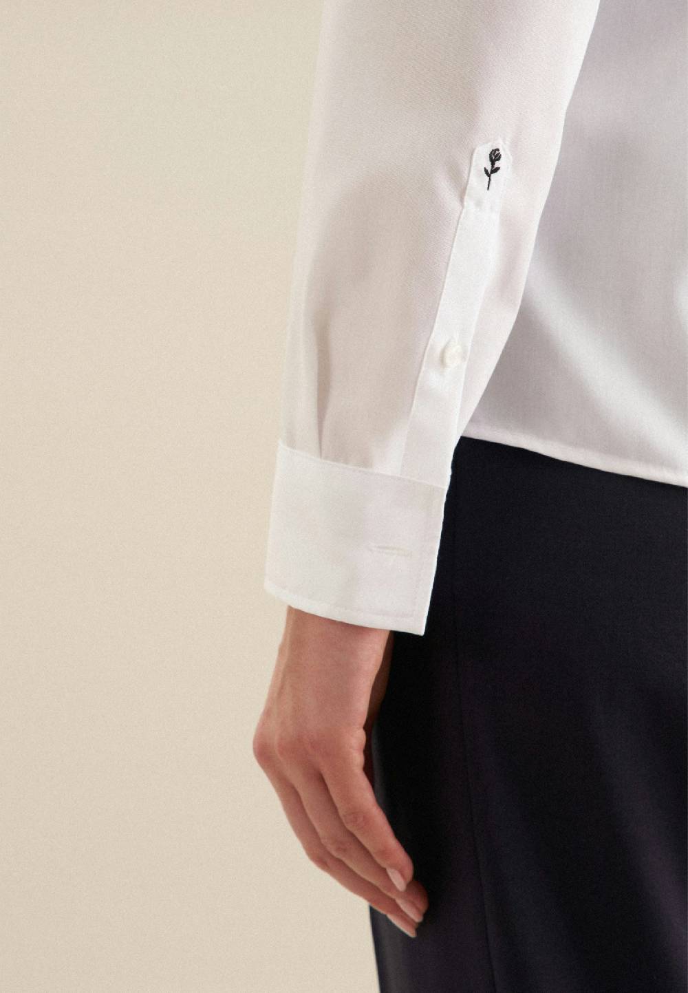 Studio Seidensticker Bügelfreie Fil A Fil Hemdbluse