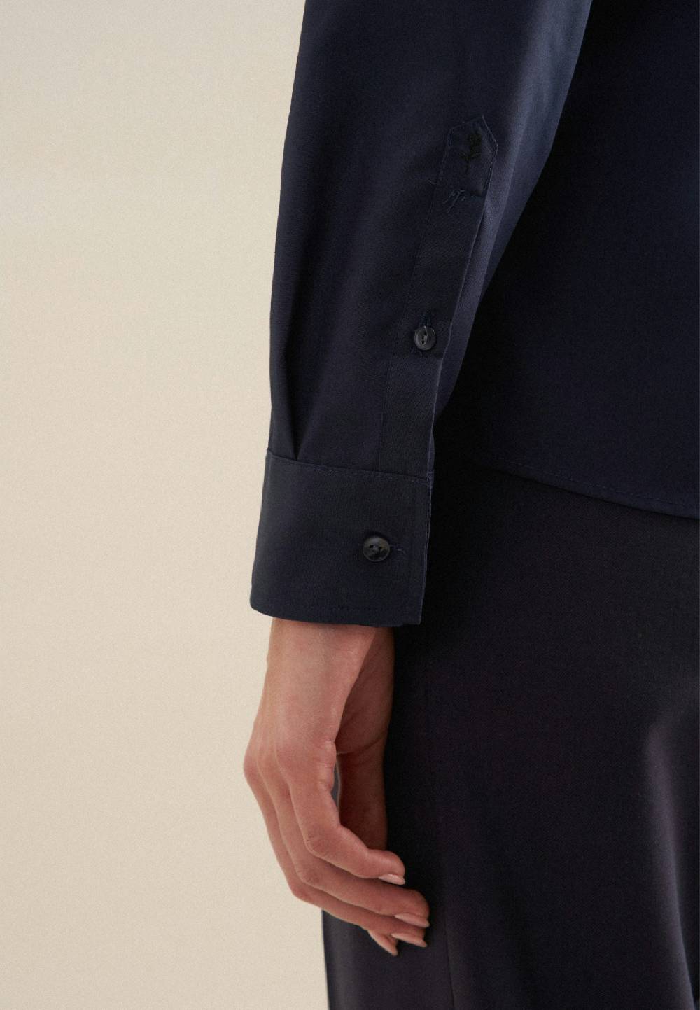 Studio Seidensticker Bügelfreie Fil A Fil Hemdbluse