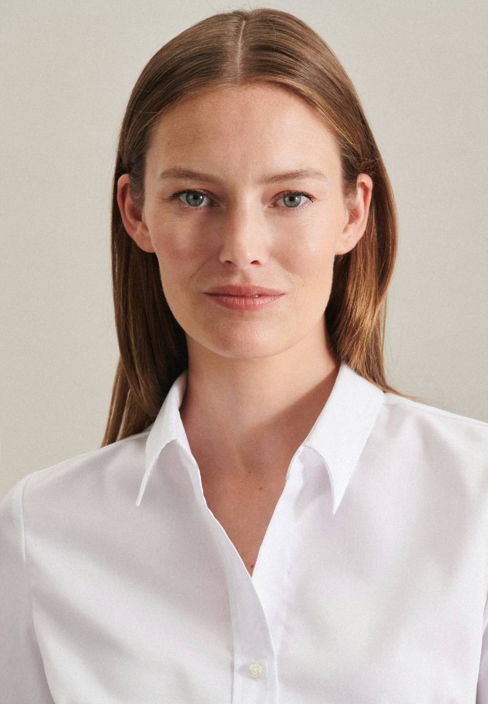 Studio Seidensticker Bügelfreie Kurzarm Popeline Hemdbluse