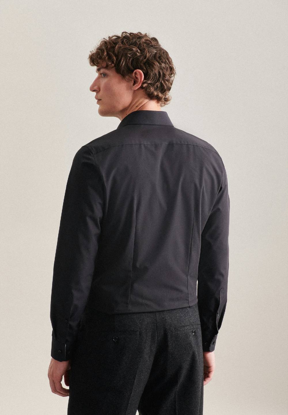 Studio Seidensticker Bügelfreies Fil A Fil Business Hemd In X-Slim Mit Kentkragen