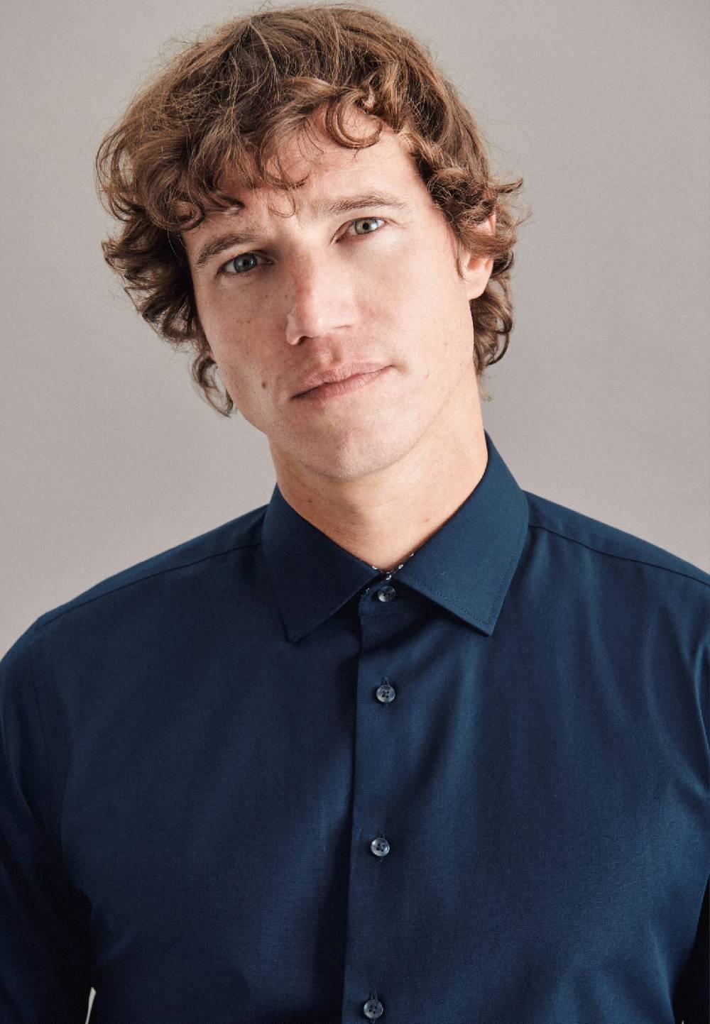 Studio Seidensticker Bügelfreies Fil A Fil Business Hemd In X-Slim Mit Kentkragen