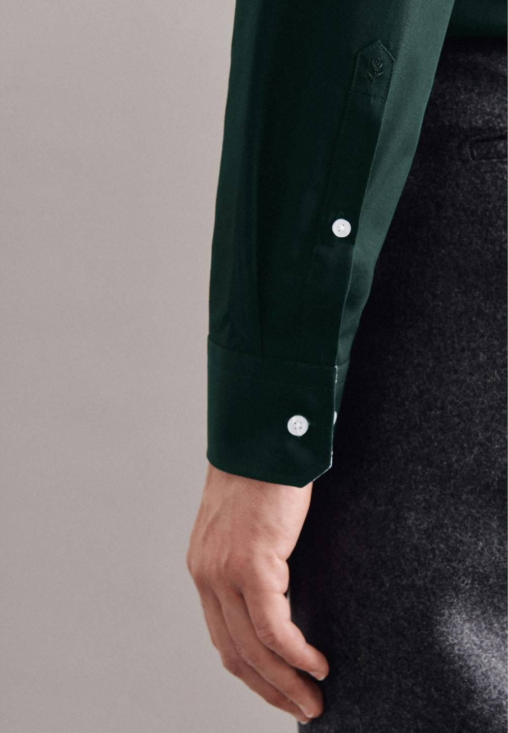 Studio Seidensticker Bügelfreies Fil A Fil Business Hemd In X-Slim Mit Kentkragen