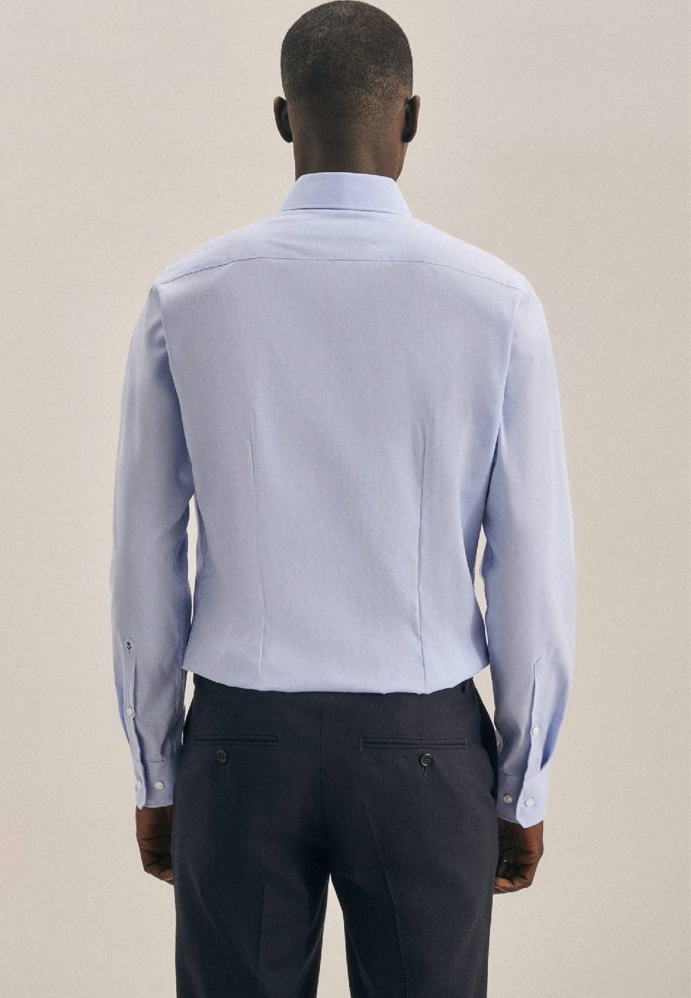 Studio Seidensticker Bügelfreies Fil A Fil Business Hemd In X-Slim Mit Kentkragen