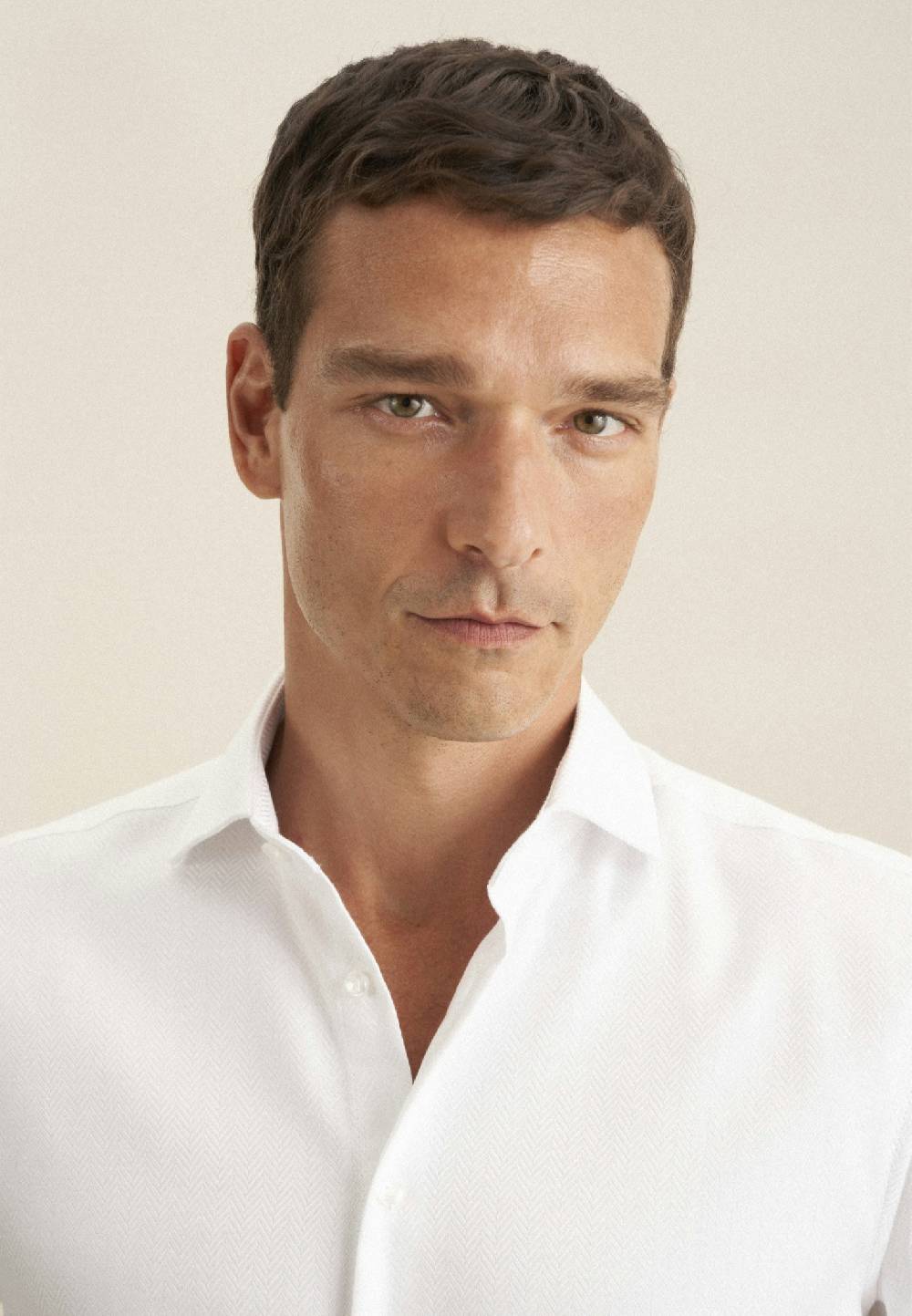 Studio Seidensticker Bügelfreies Fischgrat Business Hemd In Regular Mit Kentkragen