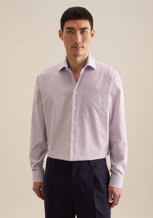 Studio Seidensticker Bügelfreies Popeline Business Hemd in Regular mit Kentkragen