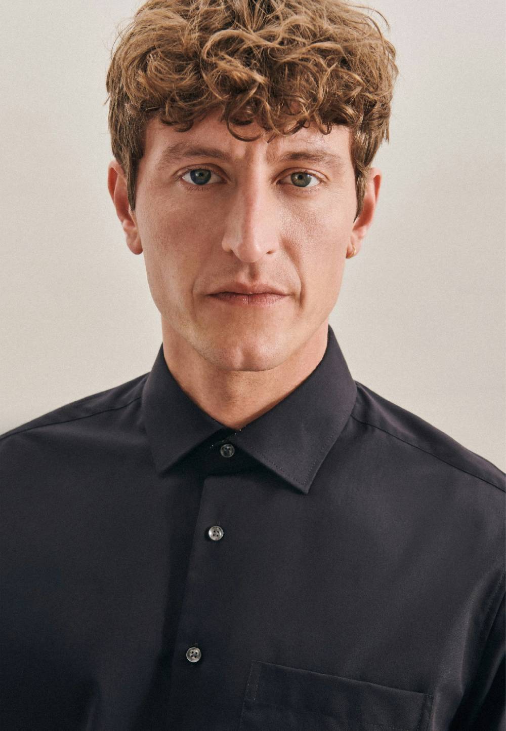 Studio Seidensticker Bügelfreies Popeline Business Hemd In Regular Mit Kentkragen